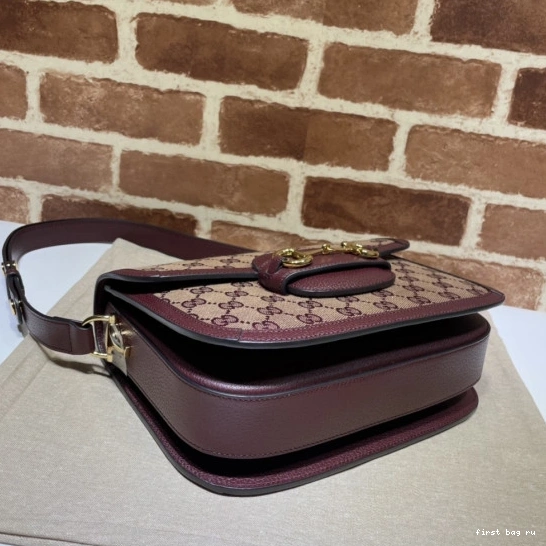 First bag ru 1955 bag GUCCI shoulder Horsebit 0822